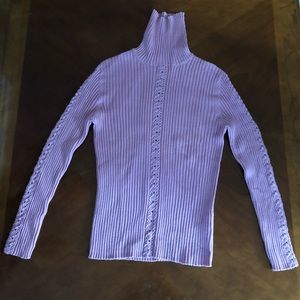 Pink Emanuel Ungaro turtle neck sweater
